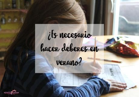 ¿Es necesario hacer deberes en verano?