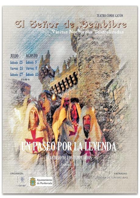 Vuelven las visitas teatralizadas nocturnas al Castillo de Ponferrada Vuelven las visitas teatralizadas nocturnas al Castillo de Ponferrada