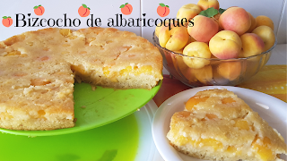 bizcocho de albaricoques