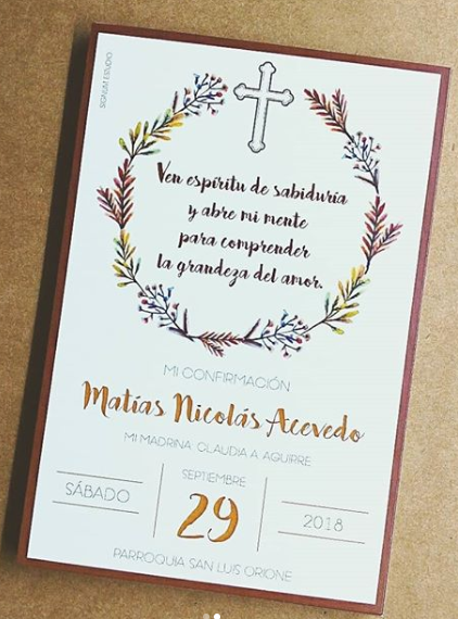 7 Lindas tarjetas de confirmación