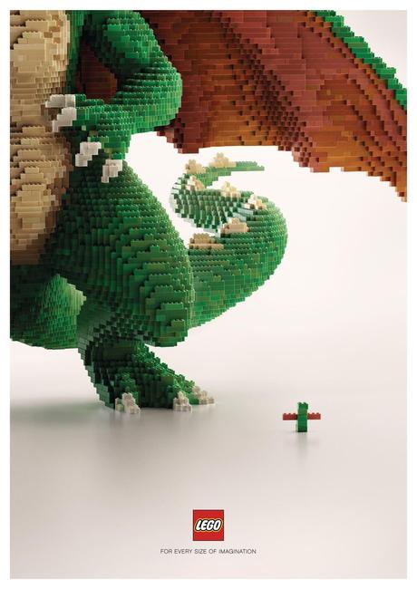 La imaginación no tiene tamaño en esta campaña gráfica de LEGO