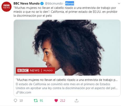 Espíritu del K.K.K. en la esencia de EE.UU: Mujeres negras deben alisarse el pelo para conseguir trabajo | BBC