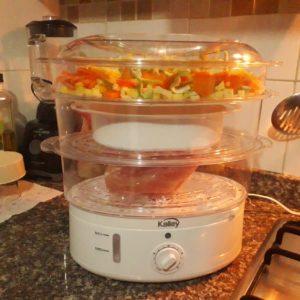 Probando la vaporera de alimentos Kalley – alimentación saludable Probando la vaporera de alimentos Kalley – alimentación saludable