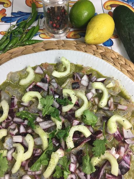 Aguachile Verde De Langostinos