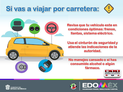 EMITE PROTECCIÓN CIVIL EDOMÉX RECOMENDACIONES PARA PERIODO VACACIONAL EMITE PROTECCIÓN CIVIL EDOMÉX RECOMENDACIONES PARA PERIODO VACACIONAL