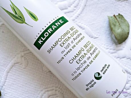 Champú Seco a la Leche de Avena de Klorane Champú Seco Leche Avena de Klorane pierre fabre savewater novedad beauty farmacia cabello