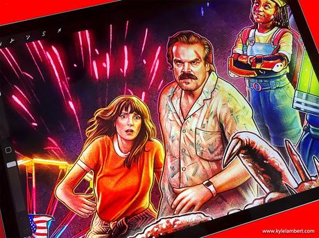 Así se hizo el póster de la 3º temporada de “Stranger Things”