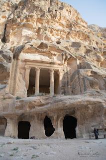 Templo en la pequeña Petra. Little Petra en Jordania. Viajes_Abuelohara_Jordania