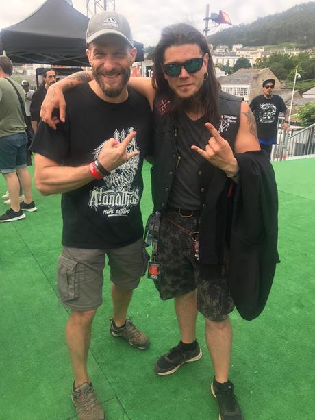 Celtibeerian, actuación Resurrection Fest 2019 Dagda de Celtibeerian con Atanathos en el Resurrection Fest 2019