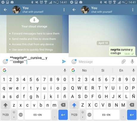 Consejos para sacar más partido a Telegram Consejos para sacar más partido a Telegram