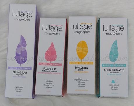 Cajas de los productos Lullage RougeXpert
