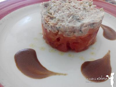 Timbal de atún y tomate