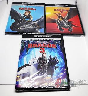 Pack Cómo entrenar a tu dragón UHD y Bluray