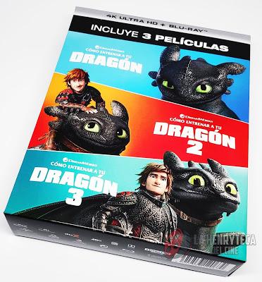 Pack Cómo entrenar a tu dragón UHD y Bluray