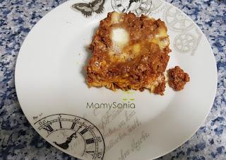 LASAÑA DE PASTA NIDO