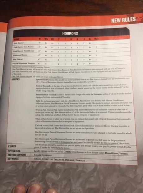 Reglas para demonios de Kill Team en la WD de este mes, filtradas