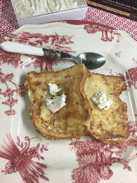 Tostadas Francesas De Nata Con Mantequilla De Trufa