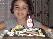 Feliz sexto cumpleaños evelyn