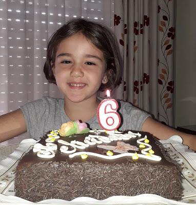 FELIZ SEXTO CUMPLEAÑOS EVELYN