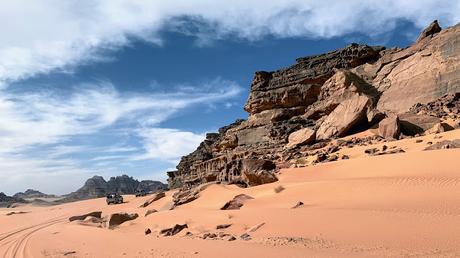 Montañas y dunas enormes en el desierto de Wadi Rum Viajes_Abuelohara_Jordania