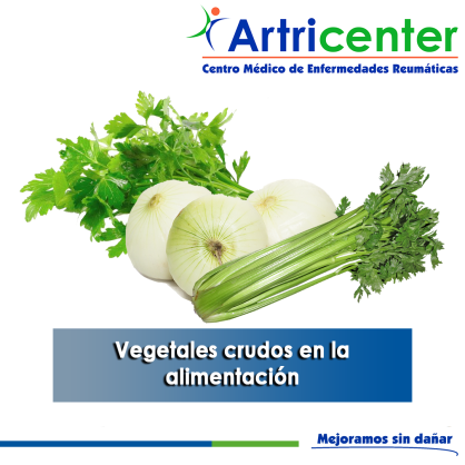 Artricenter: Vegetales crudos en la alimentación