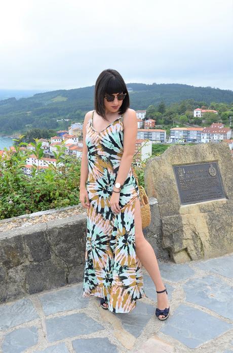 Maxi vestido tie dye