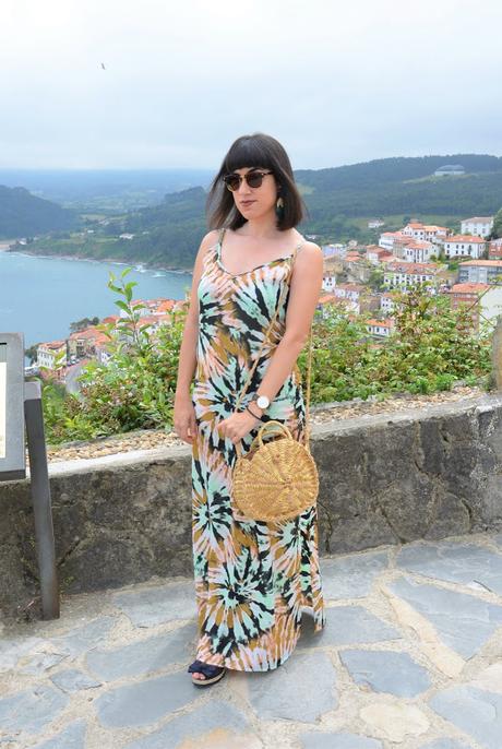 Maxi vestido tie dye