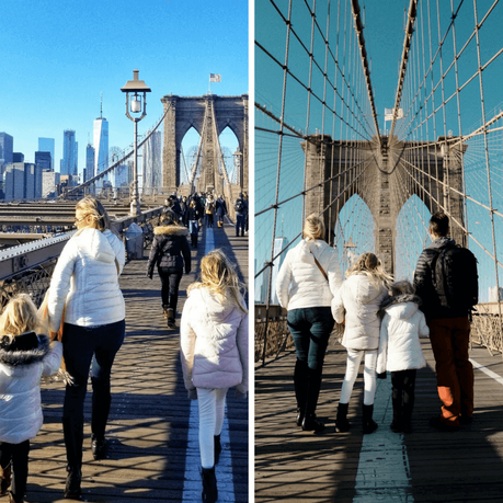 brooklyn-bridge-walk-nyc-1 ▷ Comente sobre 15 cosas emocionantes para hacer en Nueva York con niños (o sin ellas) por 31 cosas perfectas para hacer en Nueva York con niños: una mezcla de paradas turísticas y aventuras únicas - The Vacation Gals