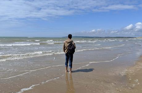 Paseo por la playa de Camber Sands