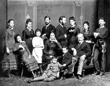 Fotografía familia de Freud