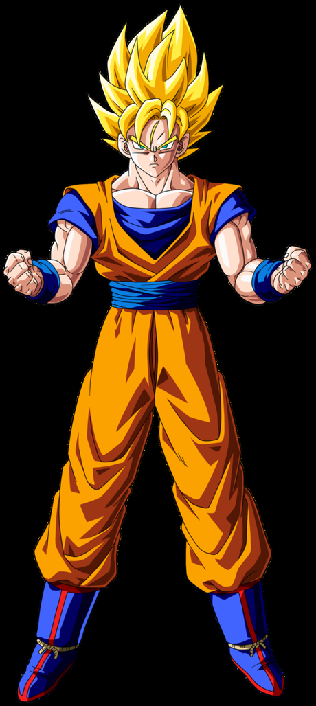 Resultado de imagen de goku super saiyan 1