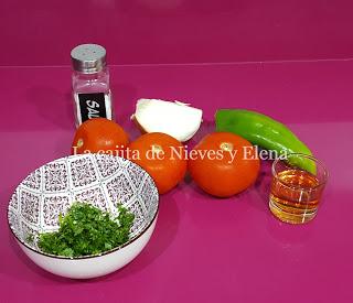 Ingredientes Pico de gallo 