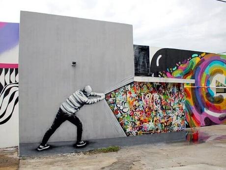 Grafitis gigantes en Noruega por Martin Whatson