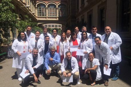 Preceptorship con 20 médicos de Sudamérica México a Argentina en el Hospital Clinic sobre Sangrado Uterino Anormal