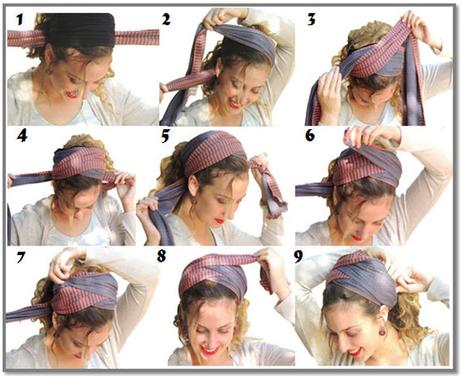 Como hacerte peinados con pañuelos