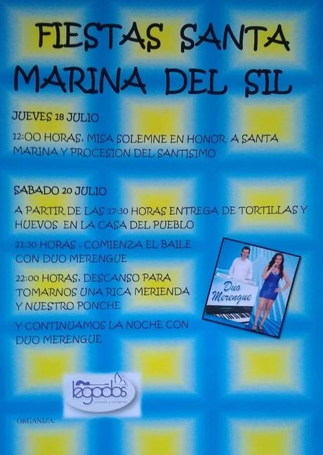 Fiestas en Santa Marina del Sil. 18 y 20 de julio