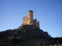 El castillo de Pelegrina en perspectiva