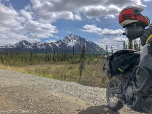Alaska en moto. Ruta por la Denali Highway.