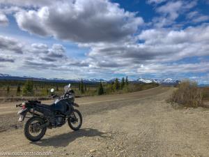 Alaska en moto. Ruta por la Denali Highway.