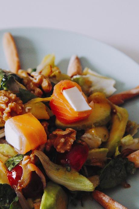 ENSALADA DE SALMON AHUMADO