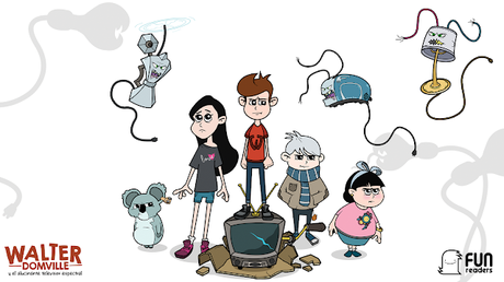 WALTER DOMVILLE Y EL ALUCINANTE TELEVISOR ESPECTRAL: ¡Pura aventura!