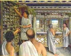 las bibliotecas romanas.
