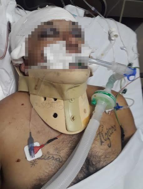 Está internado con muerte cerebral en el Hospital Evita Pueblo.