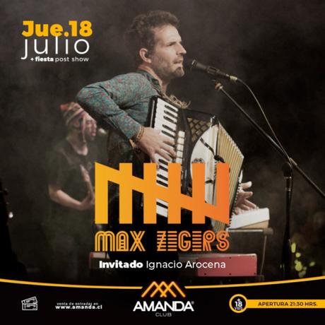 Max Zegers invita a Ignacio Arocena a Club Amanda el jueves 18 de Julio