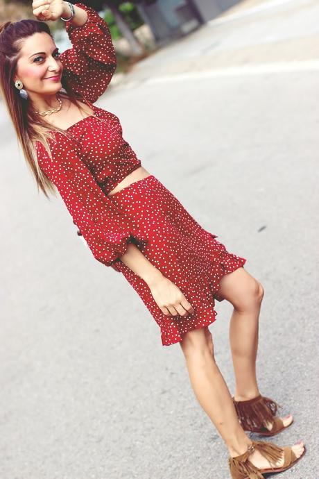 Conjunto 2 piezas de topitos