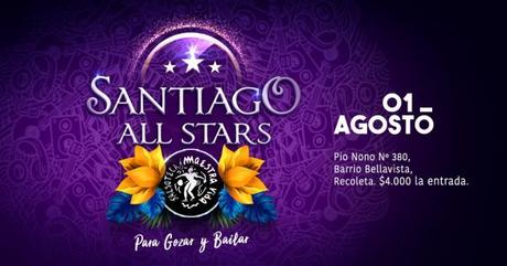Santiago All Stars se presenta en Maestra Vida el jueves 1 de agosto
