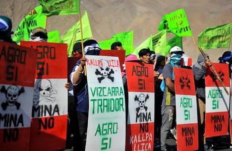Comienza protesta contra el proyecto minero ‘Tía María’