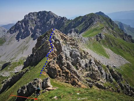 Canalón Oscuro, Palazana, Prau Albo y Fariñentu Canalón Oscuro, Palazana, Prau Albo y Fariñentu