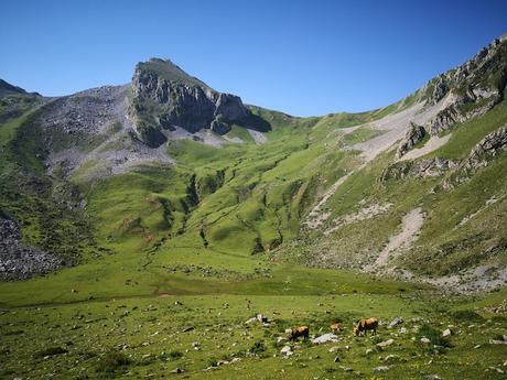 Canalón Oscuro, Palazana, Prau Albo y Fariñentu Canalón Oscuro, Palazana, Prau Albo y Fariñentu