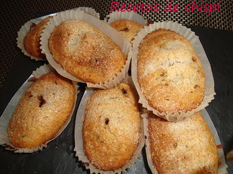 MAGDALENAS RELLENAS DE CHOCOLATE